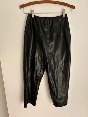 Wilfred Black Faux Leather Leggings